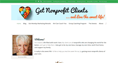 Desktop Screenshot of getnonprofitclients.com