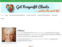 Tablet Screenshot of getnonprofitclients.com